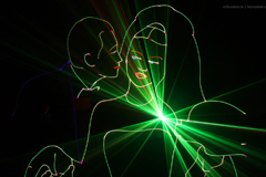 В России создали трехмерный лазерный проектор для уличной рекламы